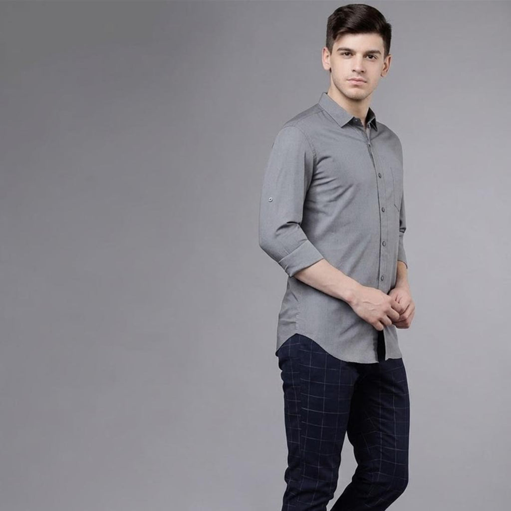 Cotton Casual Wear Mens Shirt-ELLE91731