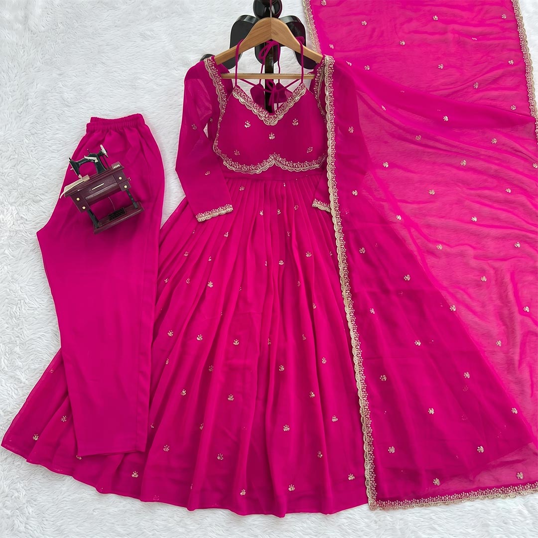 Georgette Anarkali Suit