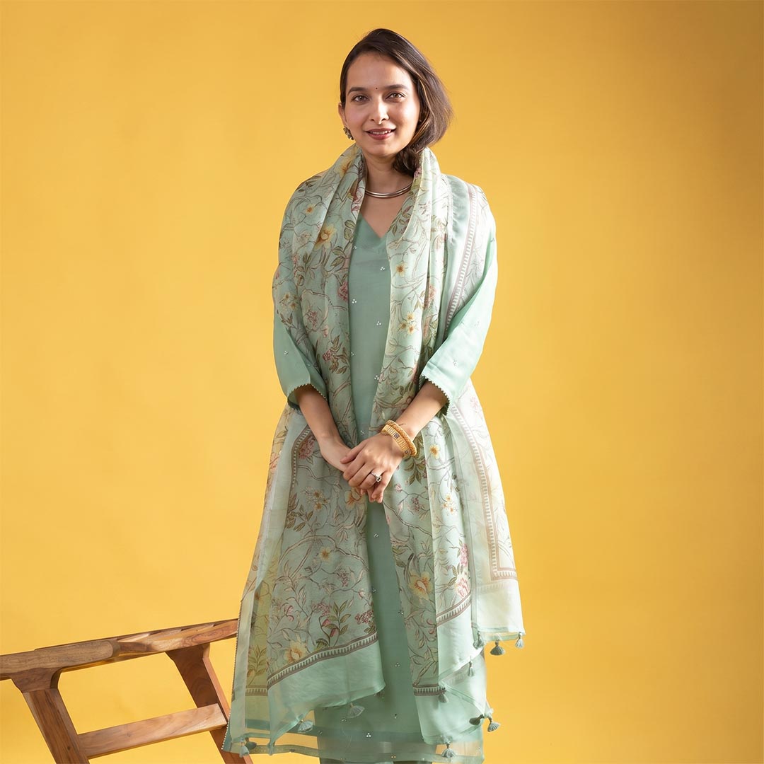 Chanderi Party Wear Suit