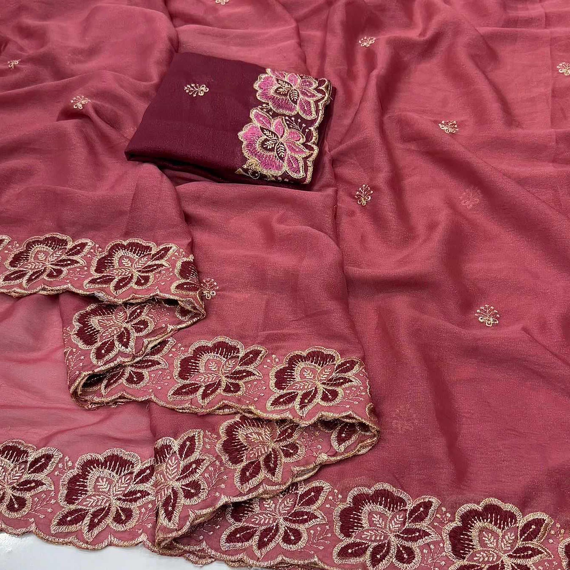 Georgette Festive Saree