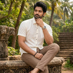 Silk Cotton Mens Shirt-ELLE91439