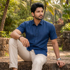 Silk Cotton Mens Shirt-ELLE91439