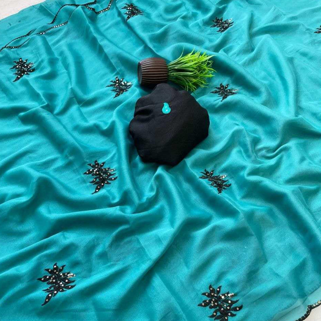 Star Georgette Soft Silk Saree