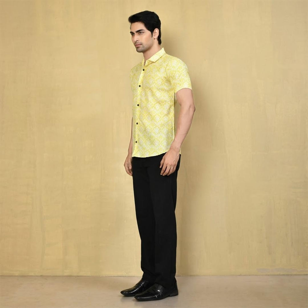 Cotton Casual Wear Mens Shirt-ELLE91726