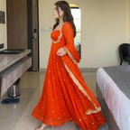 Georgette Anarkali Suit