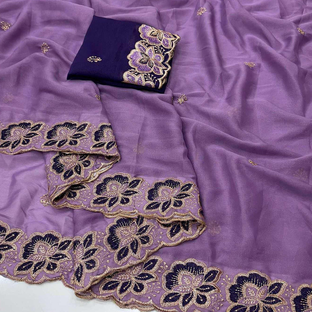 Georgette Festive Saree