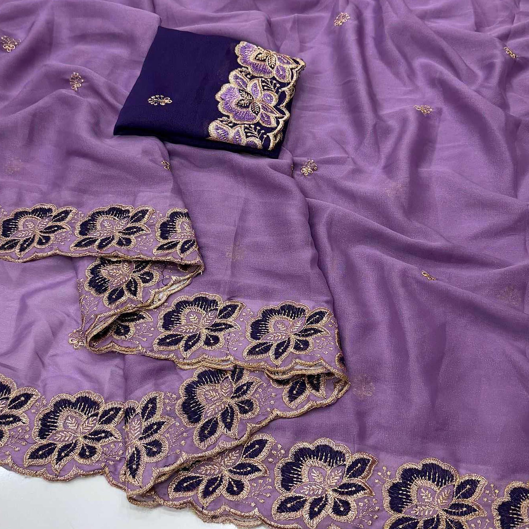 Georgette Festive Saree
