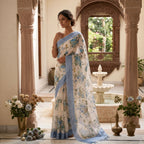 Linen Blend Saree