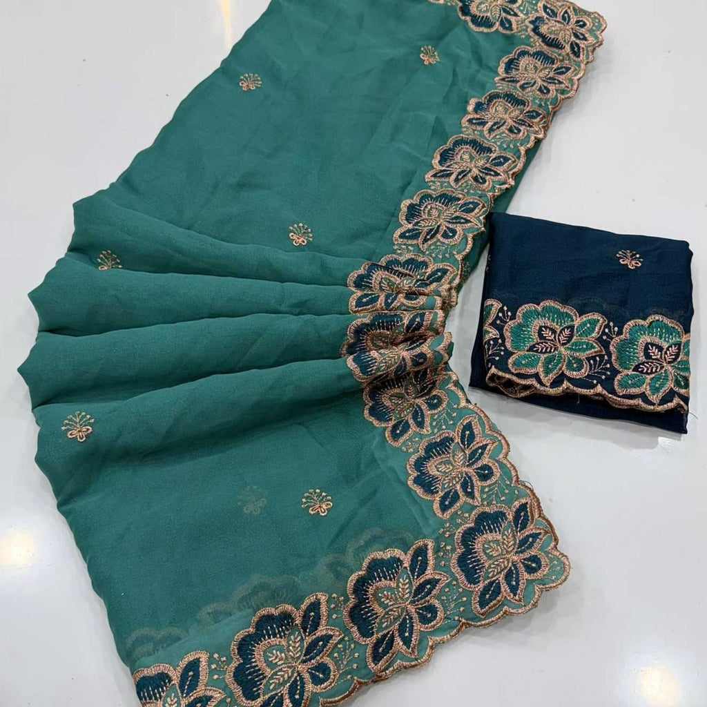 Georgette Festive Saree