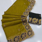 Georgette Festive Saree