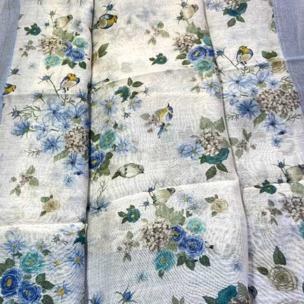 Linen Blend Saree