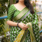 Soft Cotton Printed Saree