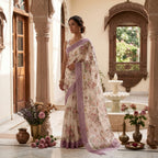 Linen Blend Saree