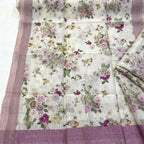 Linen Blend Saree