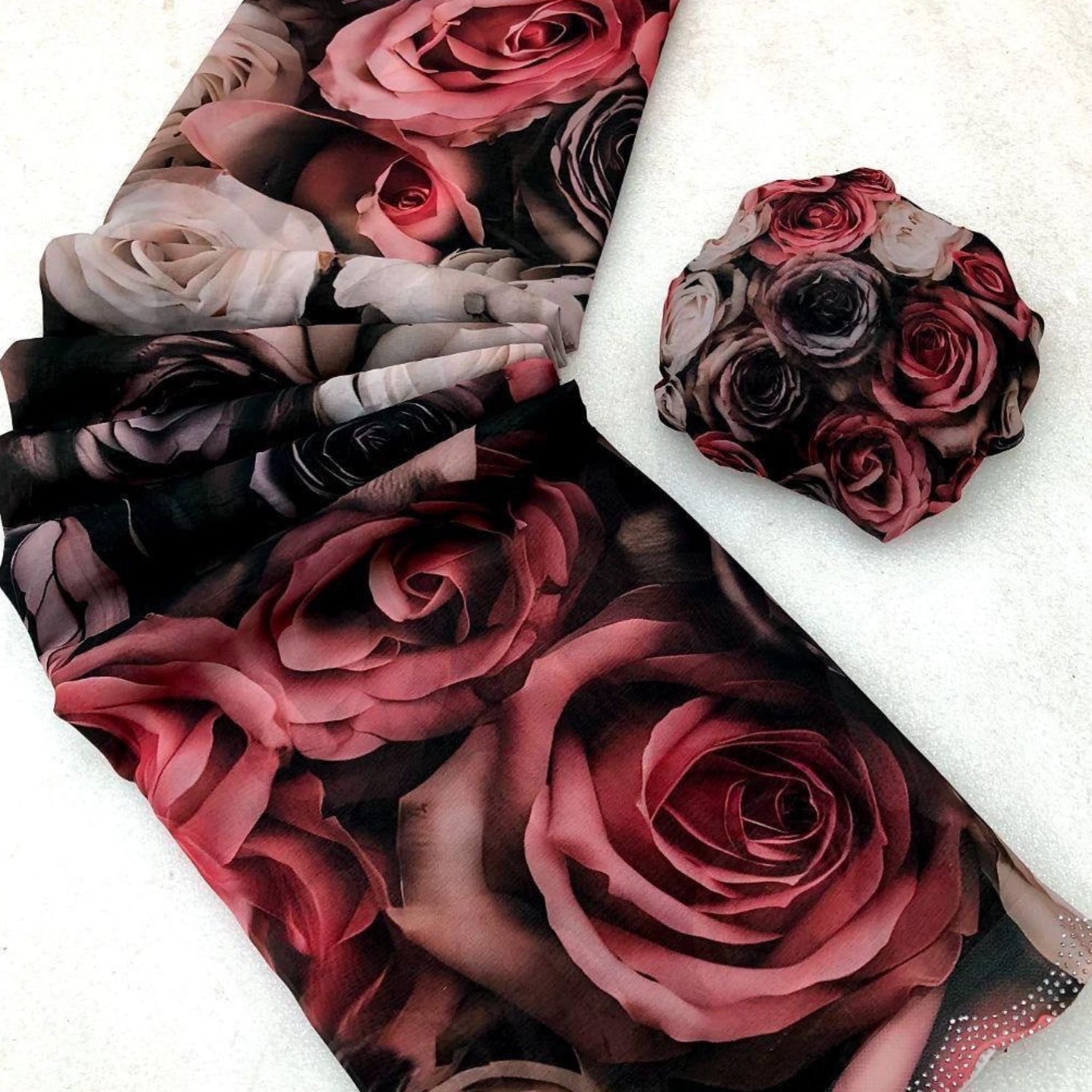 Georgette Printed Sarees