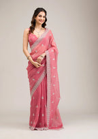 Heavy Crunchy Ciffon Saree-MANSH-00004