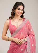 Heavy Crunchy Ciffon Saree-MANSH-00004