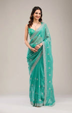 Heavy Crunchy Ciffon Saree-MANSH-00004