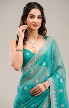 Heavy Crunchy Ciffon Saree-MANSH-00004